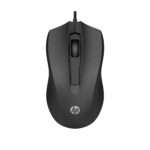 HP Wired Mouse 100 with 1600 DPI Optical Sensor, USB Plug-and -Play,