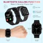 PTron Force X10 Bluetooth Calling Smartwatch with 1.7" Full Touch ,