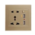 USB Wall Socket Charger Power Panel