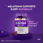 Vicks ZzzQuil Natura, Non-Addictive Melatonin Sleep, Fall Asleep Fast & Wake Up