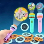 Projector Flashlight Torch, Kids Projection Light Toy Education Learning Night