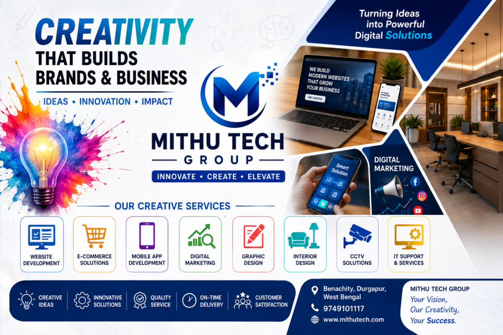 Creativity at Mithu Tech Group – Transforming Ideas into Digital Excellence - 2026