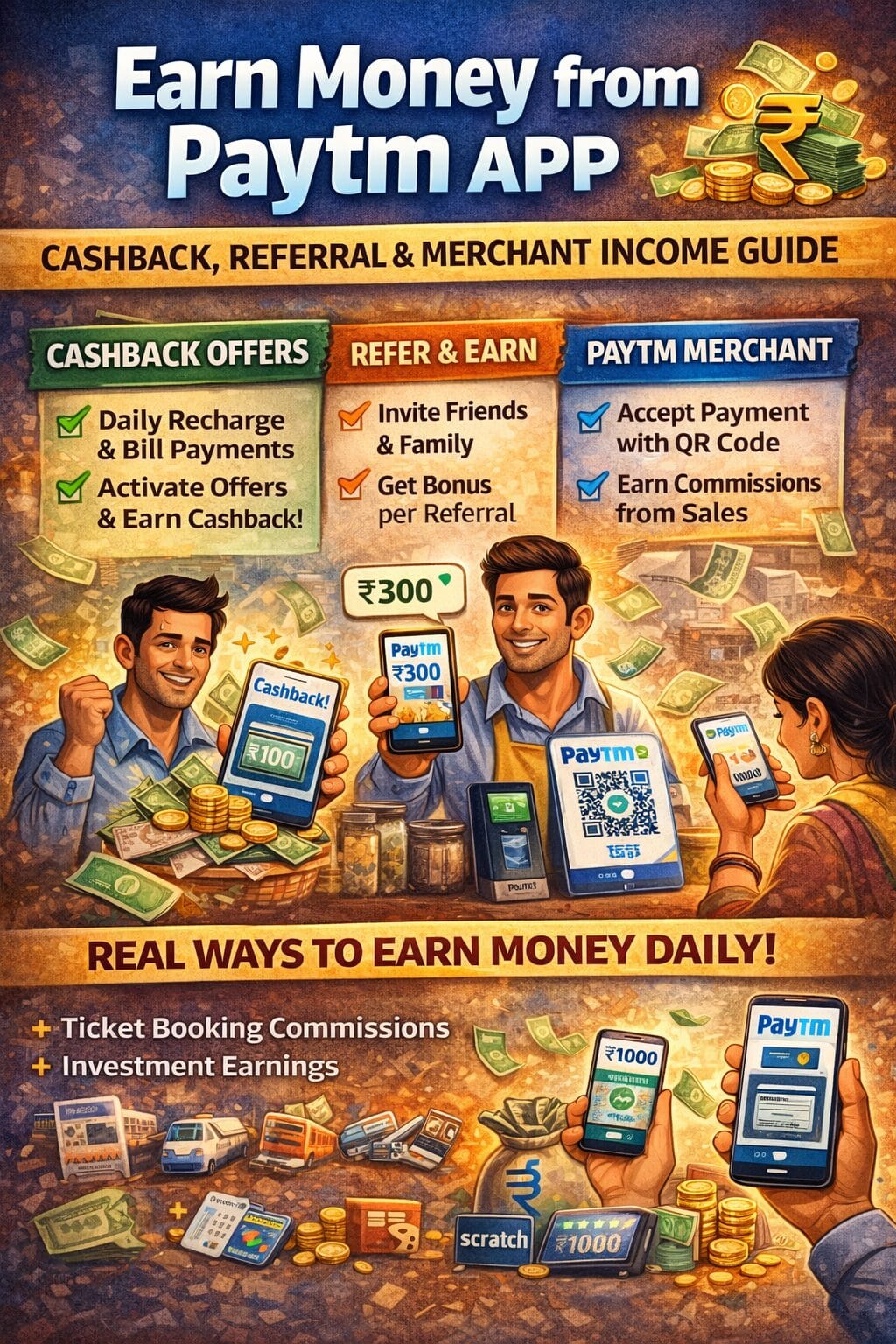 How to Earn Money from Paytm App in 2026 – Complete Beginner to Advanced Guide 1 How to Earn Money from Paytm App in 2026 – Complete Beginner to Advanced Guide (Daily Income Ideas + Hidden Tricks)