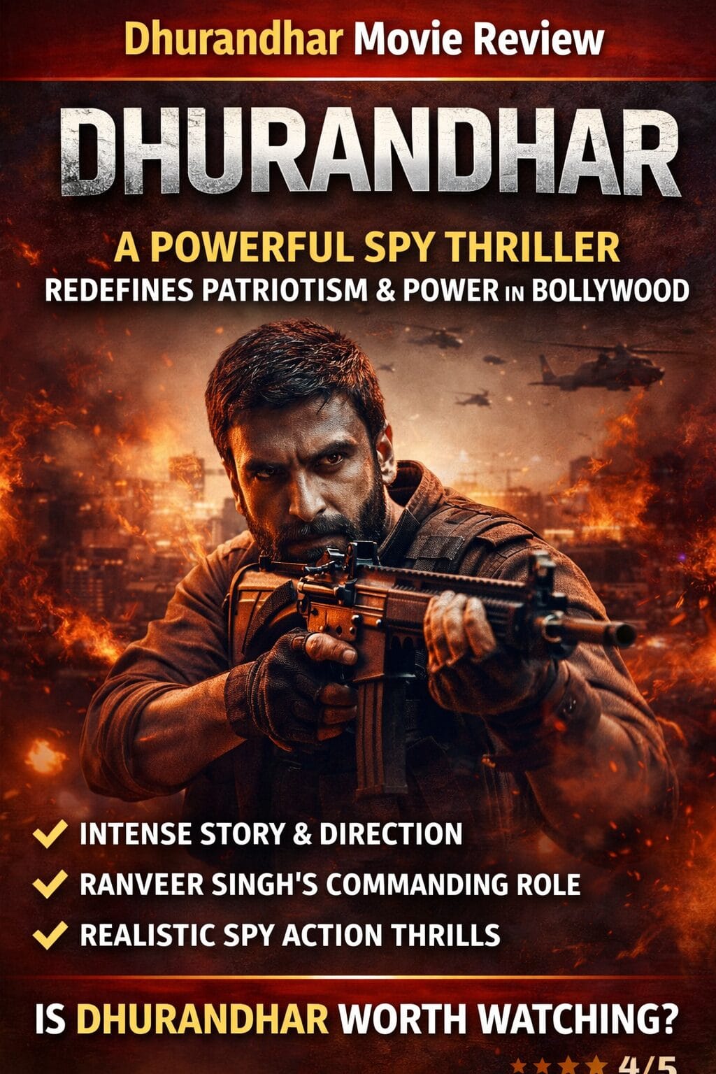 Dhurandhar Movie Review: A Powerful Spy Thriller That Redefines Patriotism and Power in Bollywood - 2026