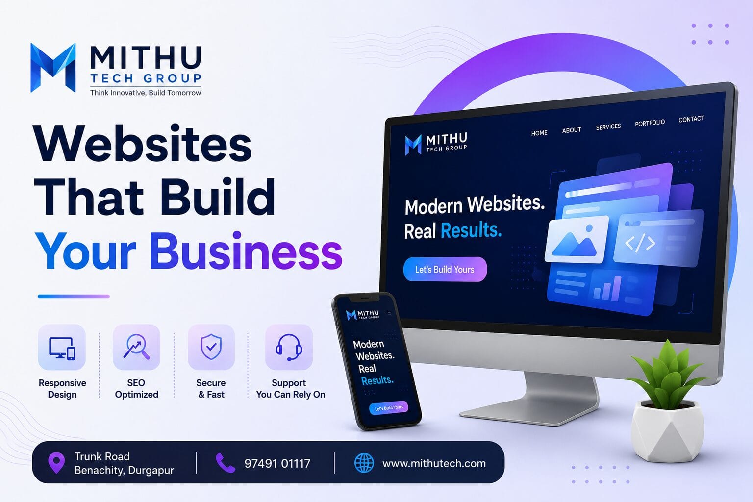 Website Development Company in Durgapur | Professional Web Design Services by Mithu Tech Group - 2024