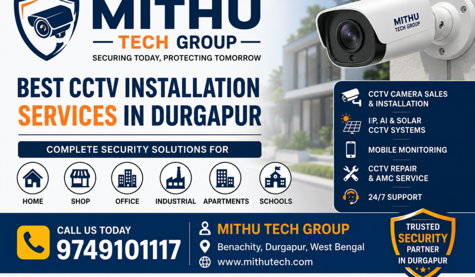 Best CCTV Installation Services in Durgapur: Business Review of Mithu Tech Group - 2026