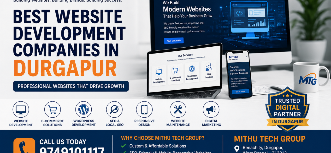 Best Website Development Companies in Durgapur | Mithu Tech Group - 2026