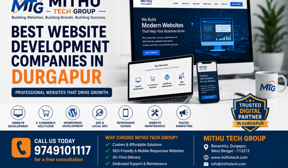 Best Website Development Companies in Durgapur | Mithu Tech Group - 2026