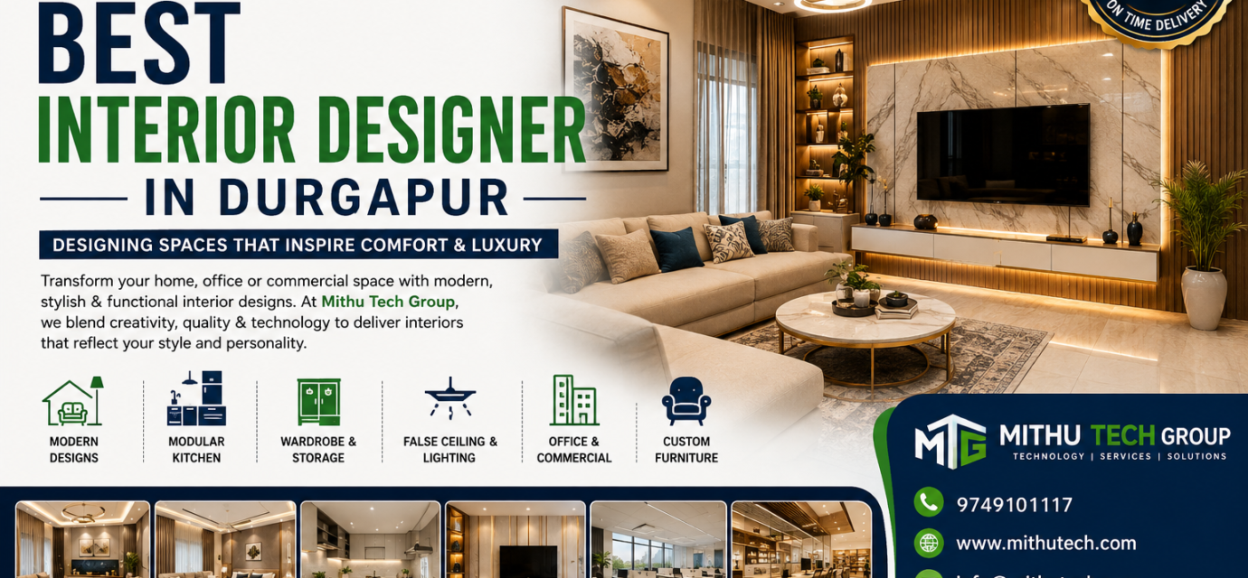 Best Interior Designer in Durgapur: Complete Guide to Modern Home & Commercial Interior Design - 2026