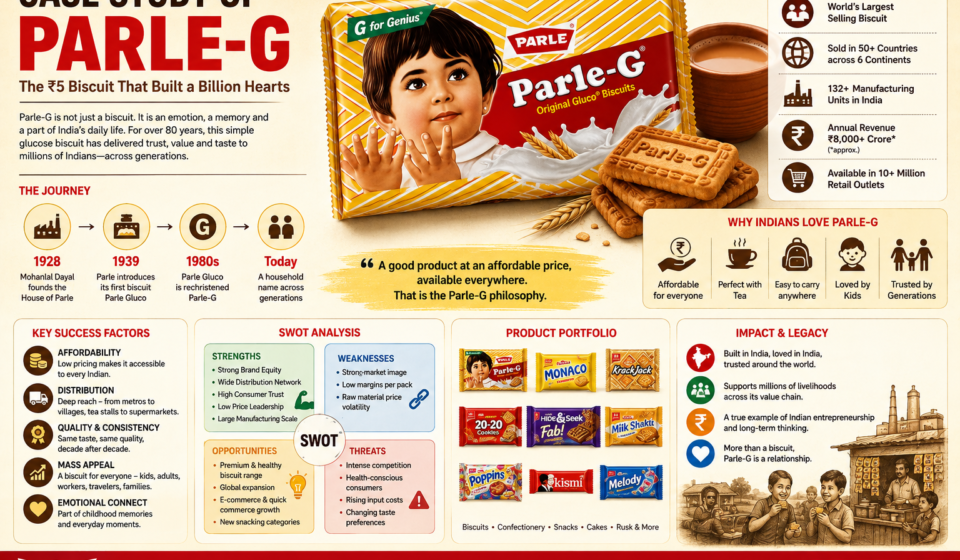 Case Study of Parle-G: How an ₹5 Biscuit Became One of India’s Most Powerful Consumer Brands