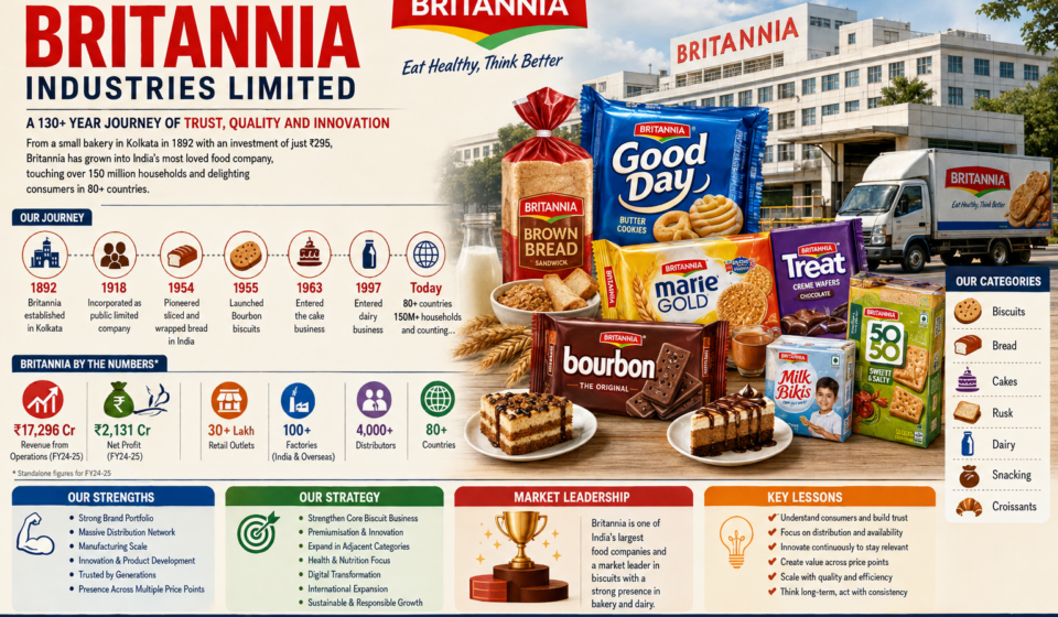 Britannia Industries Case Study: The 130+ Year Journey of One of India’s Most Powerful FMCG Brands