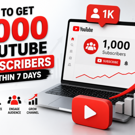 How to Get 1K YouTube Subscribers Within 7 Days: Complete 7-Day YouTube Growth Strategy - 2026