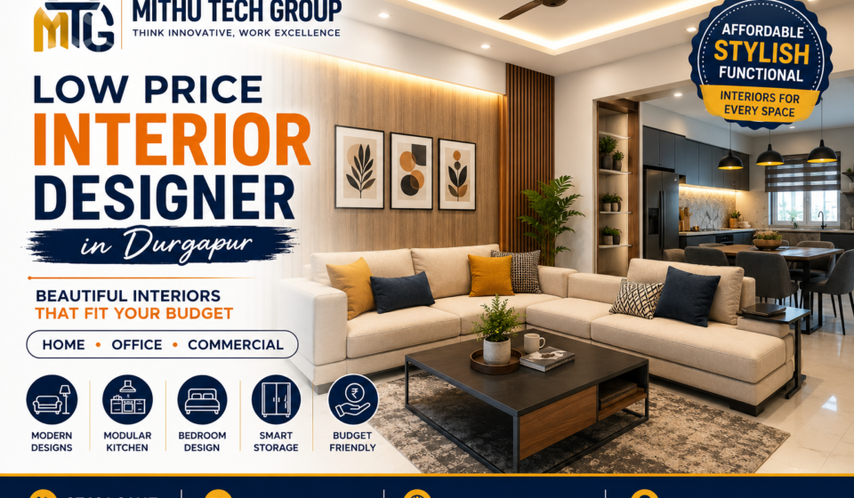 Low Price Interior Designer in Durgapur – Affordable Home, Office & Commercial Interior Design - 2026
