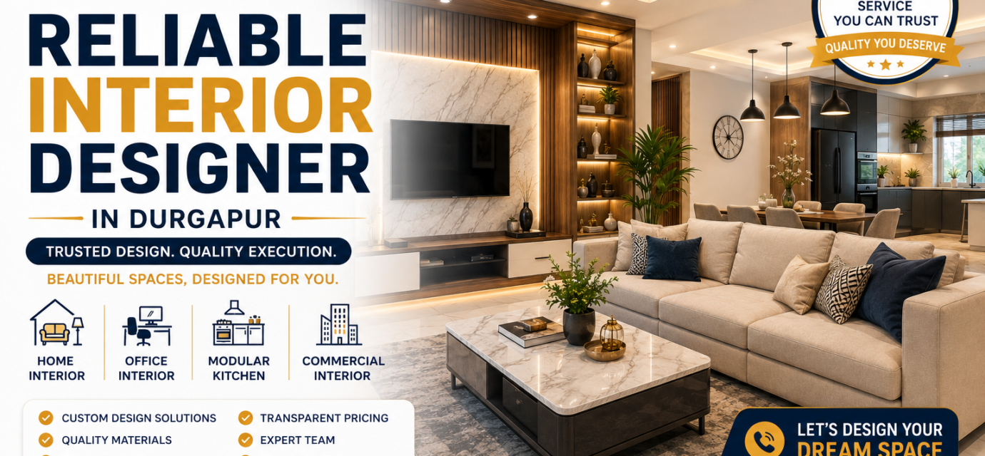 Reliable Interior Designer in Durgapur – Trusted Home, Office & Commercial Interior Design Services - 2026