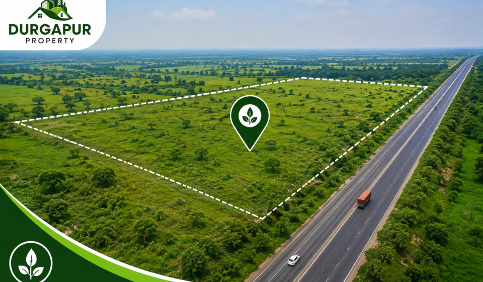 130 Bigha Land for Sale Near Panagarh, Durgapur, West Bengal | Industrial, Commercial & Agriculture Land Beside State Highway