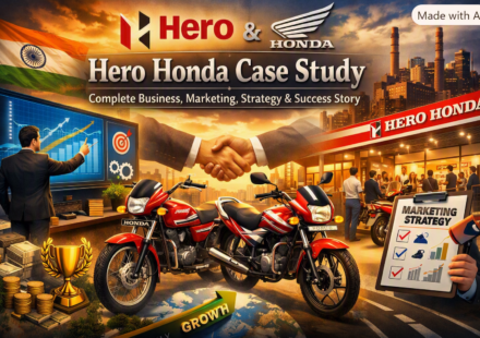 Hero Honda Case Study: Success Story, Business Strategy, Marketing Strategy, SWOT Analysis & Lessons - 2026