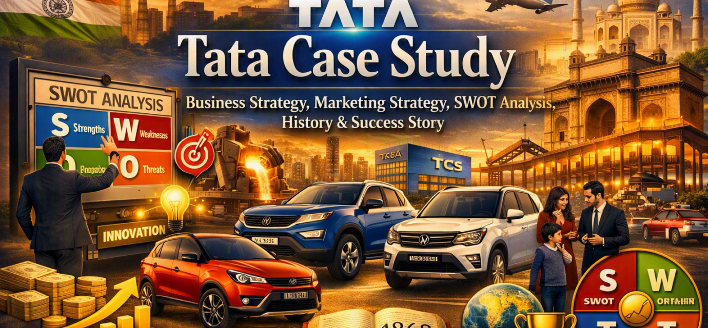 Tata Case Study: Business Strategy, Marketing Strategy, SWOT Analysis, History & Success Story - 2026