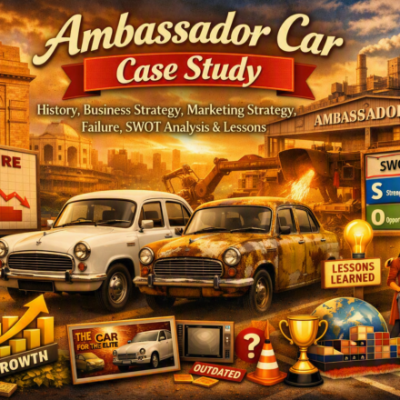 Ambassador Car Case Study: History, Business Strategy, Marketing Strategy, Failure, SWOT Analysis & Lessons - 2026