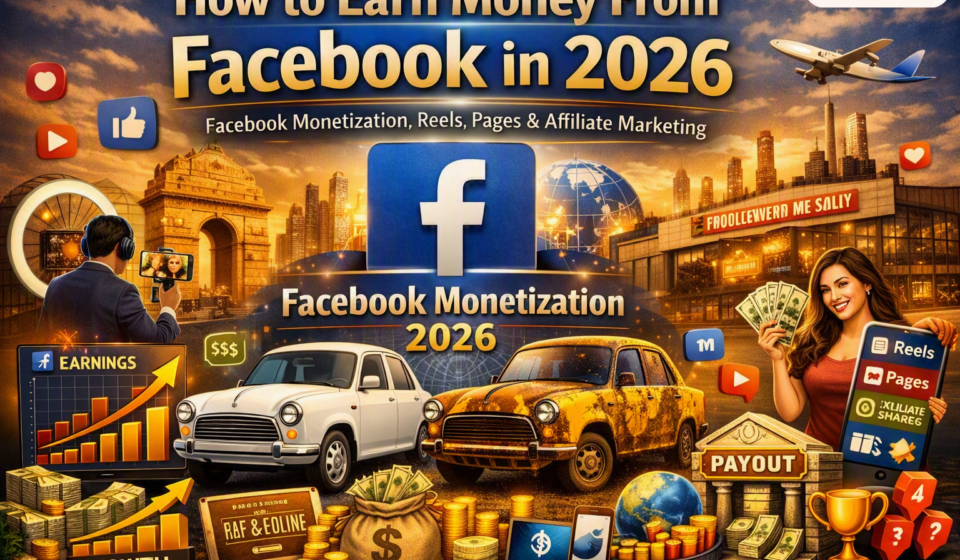 How to Earn Money From Facebook in 2026: Facebook Monetization, Reels, Pages & Affiliate Marketing