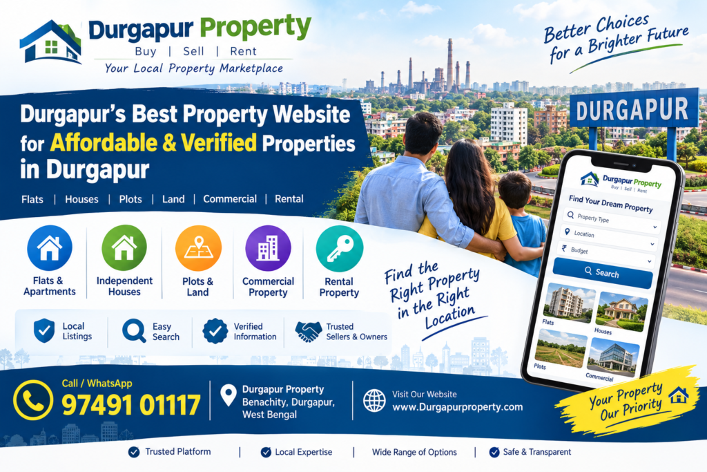 Durgapur Property – Best Website for Affordable & Verified Property in Durgapur