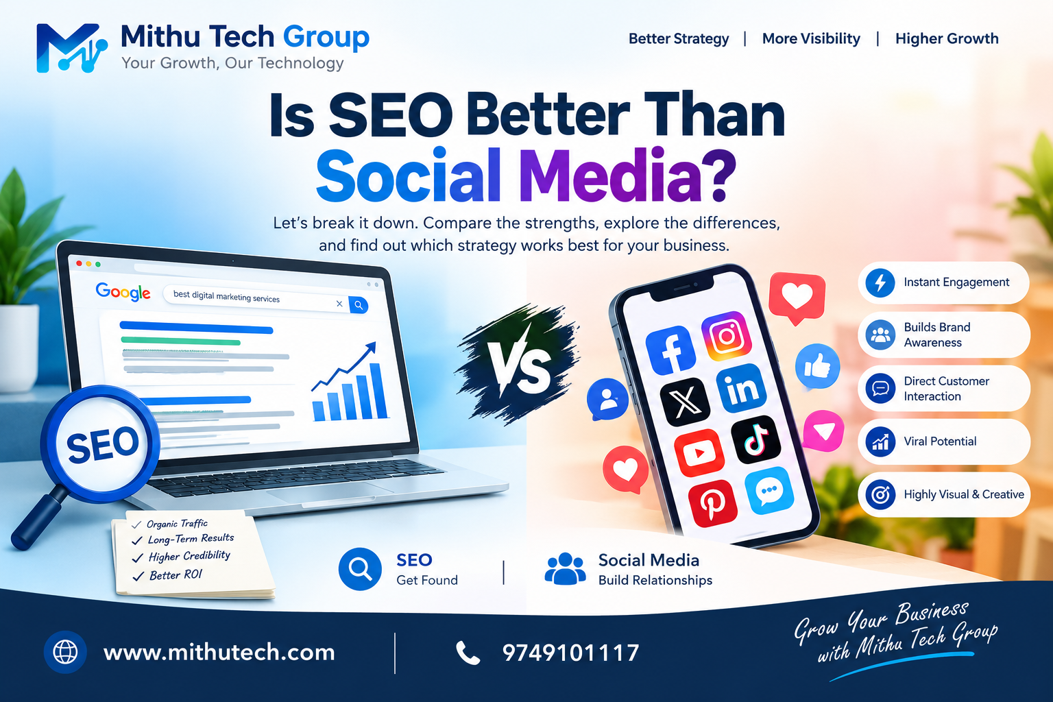 Is SEO Better Than Social Media? Complete Marketing Guide
