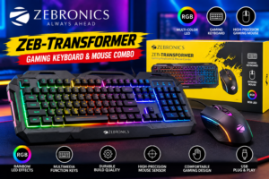 Zebronics Zeb-Transformer Gaming Keyboard and Mouse Combo