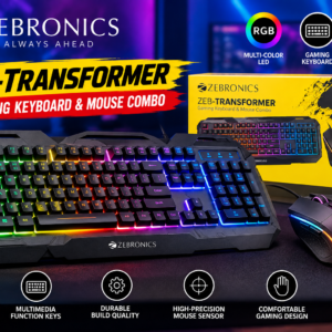 Zebronics Zeb-Transformer Gaming Keyboard and Mouse Combo