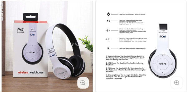 Wireless Bluetooth Headphones Sports Headphones with Microphone - 2025